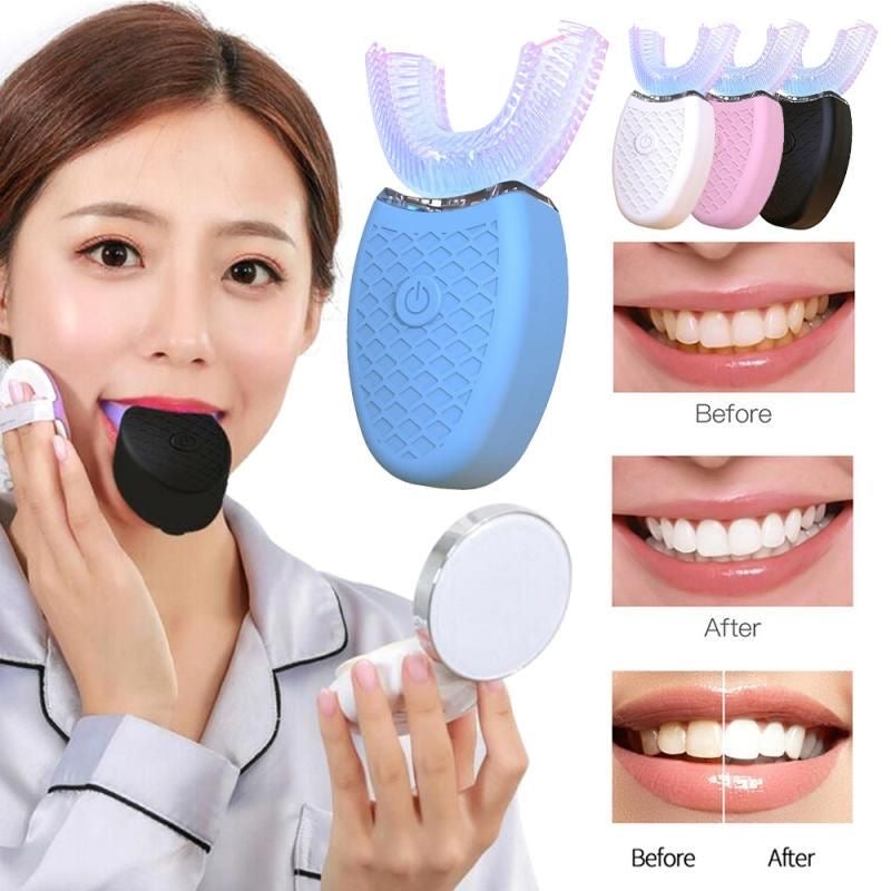 Brosse à dents électrique automatique en forme de U