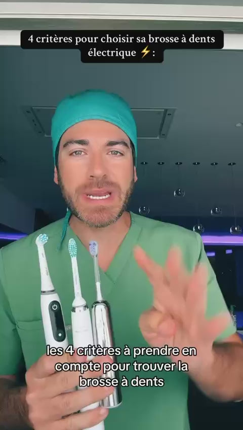 Charger la vidéo : 4 critères pour choisir sa brosse a dents électrique⚡
